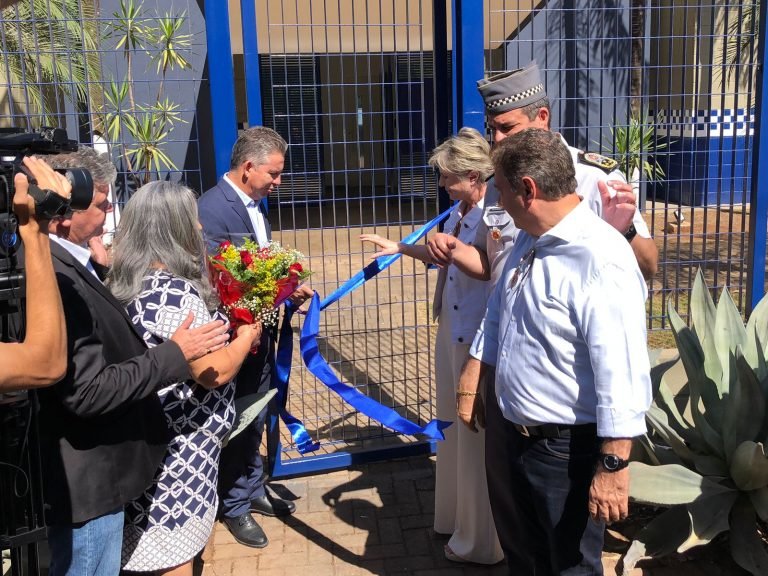 Mendes atende pedido da Aedic e inaugura Batalhão da PM no Jardim Industriário Mendes atende pedido da Aedic e inaugura Batalhão da PM no Jardim Industriário
