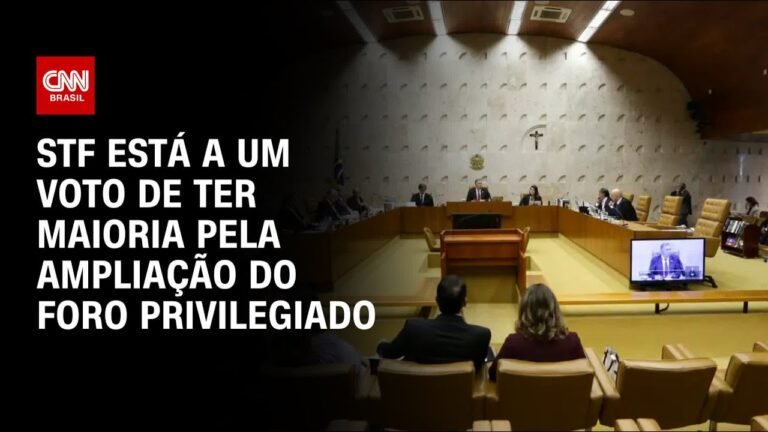 STF está a um voto de ter maioria pela ampliação do foro privilegiado | AGORA CNN
