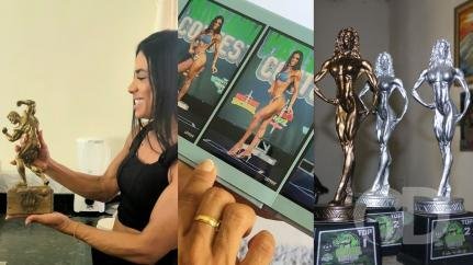 CONTRA PRECONCEITOS Com 2 filhos, atleta de destaca em competições de fisiculturismo e sonha viver do esporte