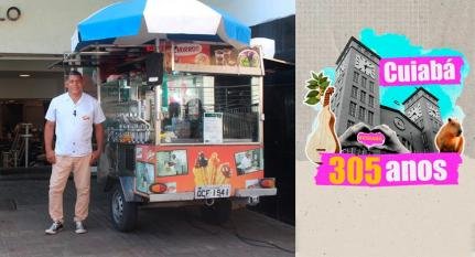 ‘FURACÃO DE MATO GROSSO’ Ex-cantor de lambadão faz sucesso com venda de churros no centro de Cuiabá