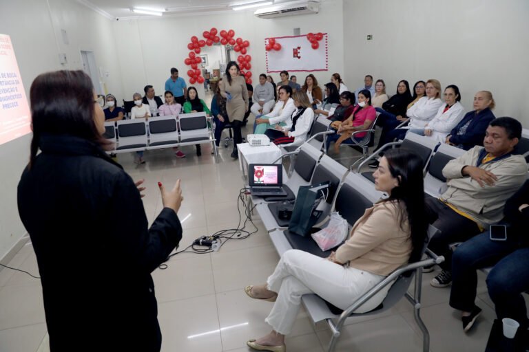 Palestra de capacitação para servidores no Hospital São Benedito marca encerramento da campanha ‘Maio Vermelho’ Palestra de capacitação para servidores no Hospital São Benedito marca encerramento da campanha ‘Maio Vermelho’