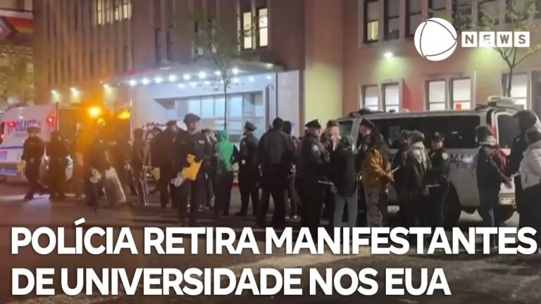 Polícia dos EUA entra em Universidade para retirar manifestantes