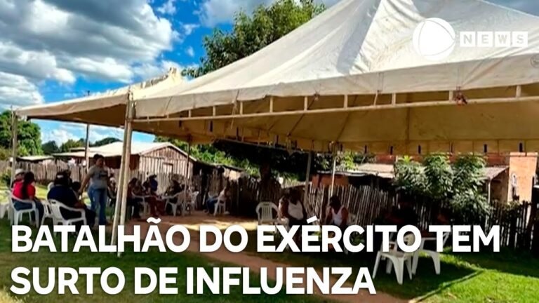 Batalhão do exército tem surto de influenza