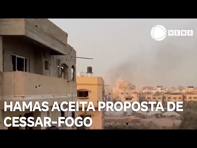 Hamas aceita proposta de cessar-fogo