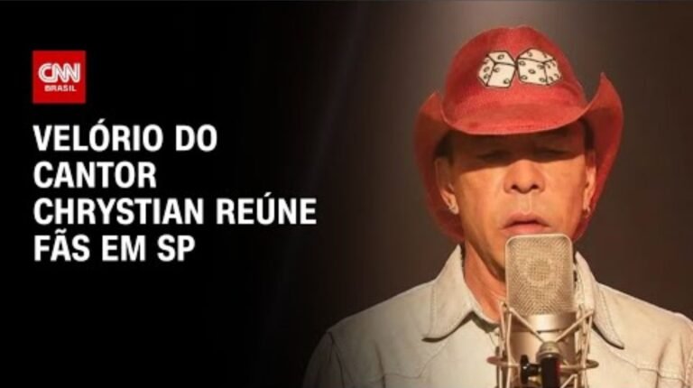 Velório do cantor Chrystian reúne fãs em SP | CNN 360º