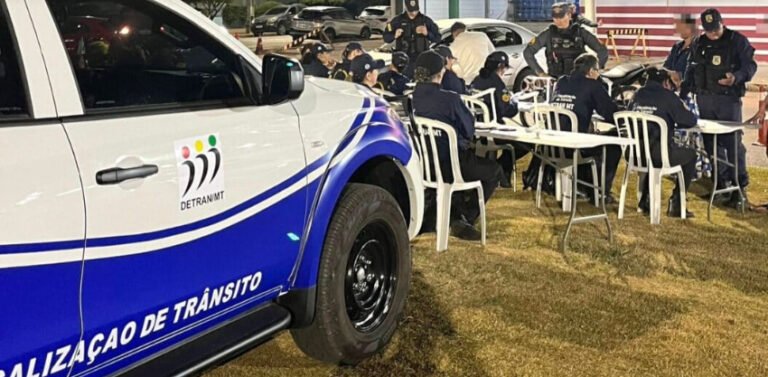 Blitz da Lei Seca tem 14 presos e 46 veículos apreendidos em Sinop; 22 sem CNH