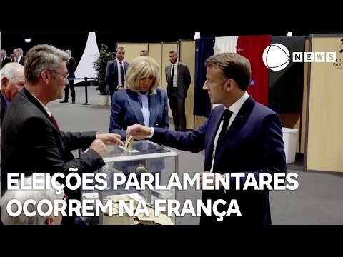 França realiza primeiro turno da eleição parlamentar