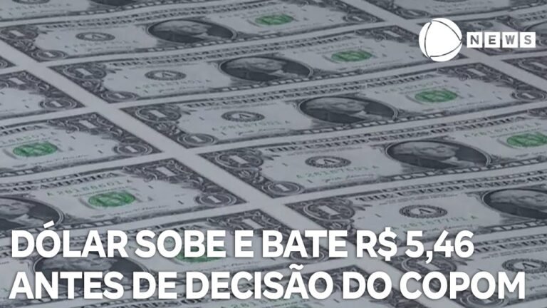 Dólar sobe em meio à expectativa por decisão do Copom