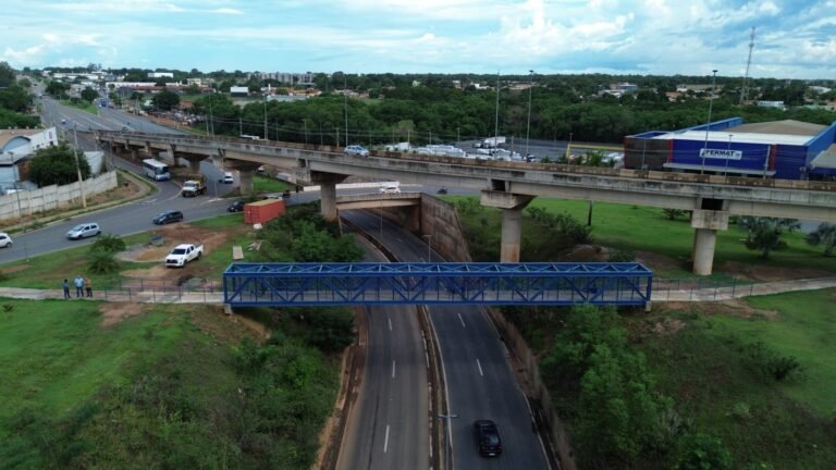 Governo conclui projeto de acessibilidade para pedestres no Complexo Viário do Tijucal Governo conclui projeto de acessibilidade para pedestres no Complexo Viário do Tijucal