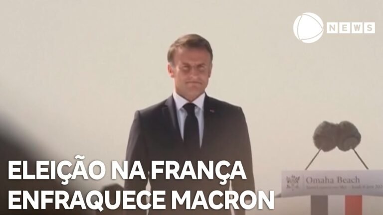 Eleição enfraquece presidente Emmanuel Macron na França