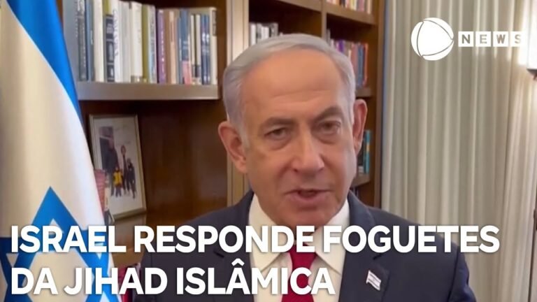 Israel responde foguetes lançados pela Jihad Islâmica
