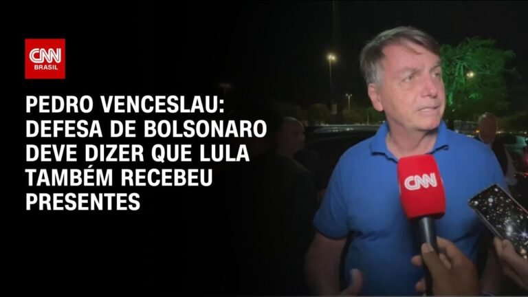 Pedro Venceslau: Defesa de Bolsonaro deve dizer que Lula também recebeu presentes | CNN ARENA