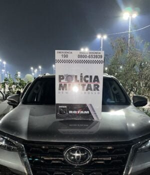 Rotam intercepta quadrilha e recupera caminhonete furtada em Cuiabá