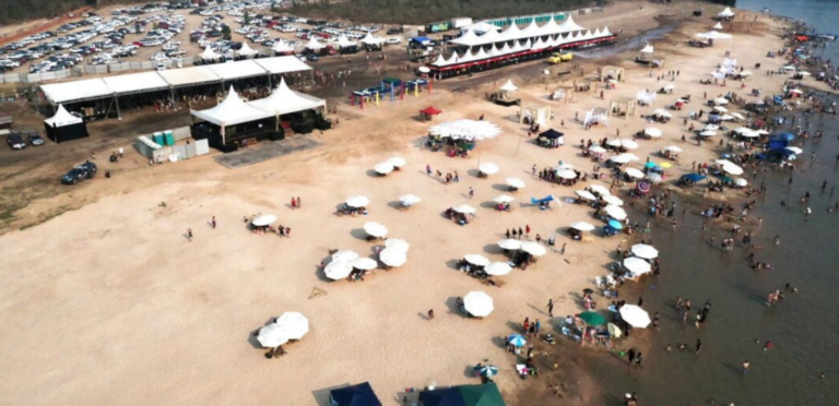 Festival de praia de Sinop começa com show nacional de Juliana Bonde e Bonde do Forró