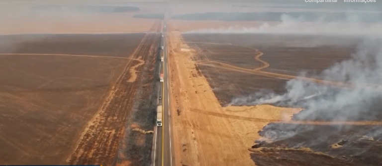 Prejuízo milionário: incêndios devastam fazendas e maquinário em Mato Grosso
