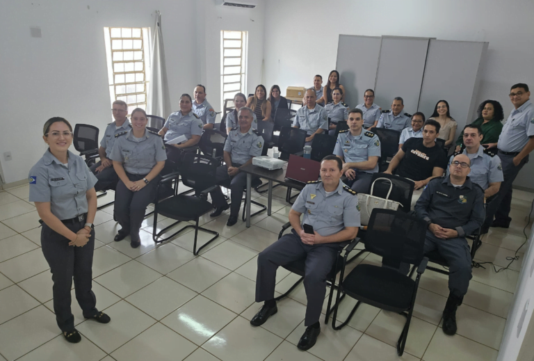 Policiais militares da Corregedoria participam de formação sobre Gestão de Documentos da PMMT